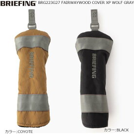 BRIEFING (ブリーフィング) BRG223G27 フェアウェイウッド用ヘッドカバー FAIRWAY WOOD COVER MIL COLLECTION XP WOLF GRAY 2022FWシーズン限定モデル 【B-ONE】