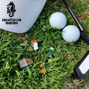 CAVALLUCCIO MARINO (カバルッチョ マリーノ) ゴルフマーカー 2402-04ZA001 かわいい プレゼントに 【B-ONE】