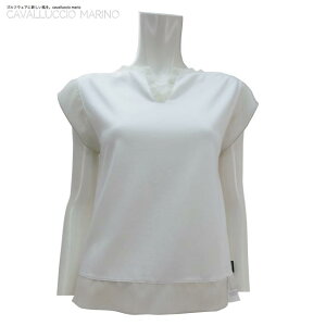 cavalluccio marino カヴァルッチョ マリーノ 【WOMEN】ARIA SLEEVELESS SHIRT 2501-02CS001 レディス アリアスリーブレスシャツ ゴルフウェア シンプル 日本製 カバルッチョ マリーノ【B-ONE】