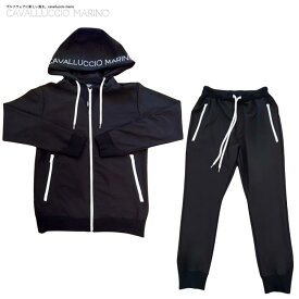 cavalluccio marino カヴァルッチョ マリーノ 【UNISEX】SOTTILE HOODIE TOP AND BOTTOM 2501-03SW001 ユニセックス ソッティーレ フーディー トップ アンド ボトム ゴルフウェア シンプル 日本製 上下セット セットアップ カジュアル カバルッチョ マリーノ【B-ONE】