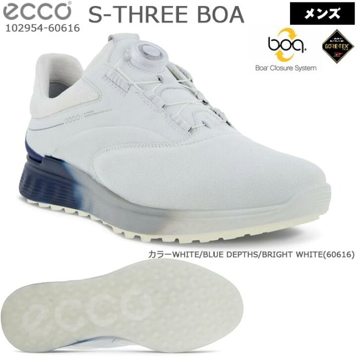 楽天市場】【2023年モデル】 ECCO エコー S-THREE BOA スパイクレス 