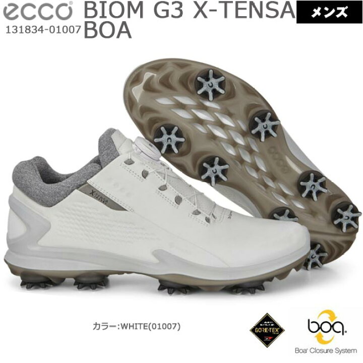楽天市場】ECCO エコー BIOM G3 BOA ソフトスパイクシューズ(メンズゴルフシューズ) 131834-01007 バイオムジースリー GORE-TEX ゴアテックス ボア 【B-ONE】 : ゴルフショップB-ONE