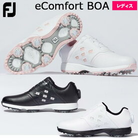 FootJoy フットジョイ Woman's eComfort BOA ソフトスパイクシューズ レディス イーコンフォート ウィズ:W 98649/98650/98651【B-ONE】