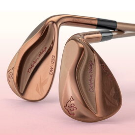 キャスコ レディス ドルフィンウェッジ DW-125G ピンクゴールド限定特別カラー仕様 KASCO DOLPHIN WEDGE DW-125G PinkGold for LADIES DP-231 Lシャフト セミグースネック 女性用 バンカー脱出 【B-ONE】