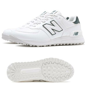 �j���[�o�����X �S���t �V���[�Y UG574C4 �S���t�X�p�C�N���X�V���[�Y �J���[:WHITE with MEDUSA GREEN and GREY MATTER �E�B�Y2E new balance Golf 574 v4 ���j�Z�b�N�X���f�� �y2026�N���f���z�yB-ONE-Y�z