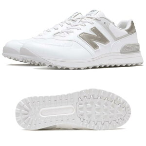�j���[�o�����X �S���t �V���[�Y UG574D4 �S���t�X�p�C�N���X�V���[�Y �J���[:WHITE with SILVER METALLIC and GREY MATTER �E�B�Y2E new balance Golf 574 v4 ���j�Z�b�N�X���f�� �y2026�N���f���z�yB-ONE-Y�z
