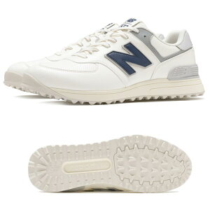 �j���[�o�����X �S���t �V���[�Y UG574E4 �S���t�X�p�C�N���X�V���[�Y �J���[:SEA SALT with NB NAVY and LINEN �E�B�Y2E new balance Golf 574 v4 ���j�Z�b�N�X���f�� �y2026�N���f���z�yB-ONE-Y�z