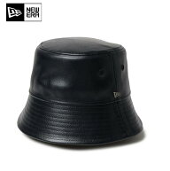 NEW ERA (ニューエラ) バケット01 セーラーブリム Synthetic Leather シンセティックレザー ブラック| セ…
