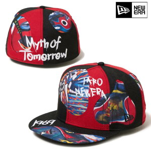 NEW ERA (�j���[�G��) �L���b�v 14683820 59FIFTY TARO OKAMOTO ���{���Y �����̐_�b �u���b�N/�X�J�[���b�g �X�q ���j�Z�b�N�X 7 3/8 (58.7cm) �T�C�Y�����s�� �|�p�� �yB-ONE-Y�z