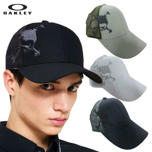 �y2026�N�t�ă��f���zOAKLEY FOS902386 Skull Side Logo Cap 26.0 �I�[�N���[ ���b�V���L���b�v �z������ �R�ۖh�L �yB-ONE�z