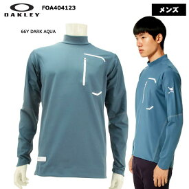 【2022年秋冬モデル】OAKLEY (オークリー)Oakley Skull Synchronism Ls Mock Shirt 2.0　長袖ハイネックシャツ　(メンズ) ゴルフ ウェア FOA404123 【値下げしました!!大特価!!】【B-ONE】