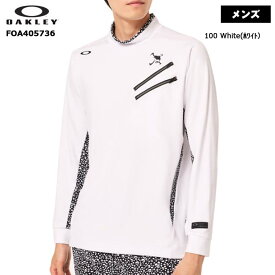 【バーゲン!30%OFF!!】【2023年秋冬モデル】OAKLEY (オークリー) Skull Pliable LS Mock Shirt 長袖モックネックシャツ (メンズ) ゴルフウェア FOA405736 【B-ONE】