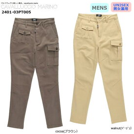 cavalluccio marino カヴァルッチョ マリーノ 2401-03PT005 Men&Unisex Cargo Pants カーゴパンツ (メンズ・ユニセックス) ゴルフウェア ウエスタンテイスト 男女兼用 秋冬向き カバルッチョ マリーノ【B-ONE】