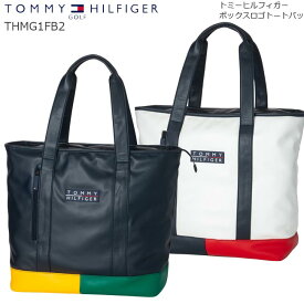 TOMMY HILFIGER GOLF トミーヒルフィガーゴルフ THMG1FB2 ボックスロゴトートバッグ　 【B-ONE】