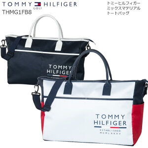 TOMMY HILFIGER GOLF トミーヒルフィガーゴルフ THMG1FB8 ミックスマテリアルトートバッグ　 【B-ONE】