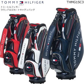 TOMMY HILFIGER GOLF トミーヒルフィガーゴルフ THMG1SC3 ラウンドロゴ カートキャディバッグ CART CADDIE BAG 【B-ONE】
