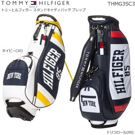 【2023年春夏モデル】 TOMMY HILFIGER GOLF トミーヒルフィガーゴルフ THMG3SC3 スタンドキャディバッグ プレップ CADDIE BAG 【B-ONE】