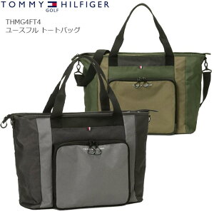 【2024年秋冬モデル】 TOMMY HILFIGER GOLF トミーヒルフィガーゴルフ THMG4FT4 トートバッグ ユースフル 【B-ONE-Y】