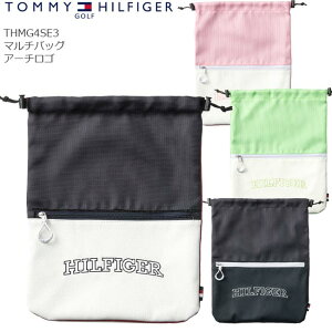 【2024年春夏モデル】 TOMMY HILFIGER GOLF トミーヒルフィガーゴルフ THMG4SE3 マルチバッグ アーチロゴ 【B-ONE】