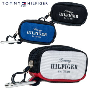 【2025年春夏モデル】 TOMMY HILFIGER GOLF トミーヒルフィガーゴルフ THMG5SE8 ボールポーチ エッセンシャル ボールケース 【B-ONE-Y】