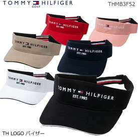 【2023年秋冬モデル】TOMMY HILFIGER GOLF (トミー ヒルフィガー ゴルフ) THMB3F52 THロゴ バイザー VISOR 【B-ONE】