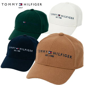 【2025年秋冬モデル】TOMMY HILFIGER GOLF (トミー ヒルフィガー ゴルフ) THMB5F01 キャップ 起毛 【B-ONE-Y】