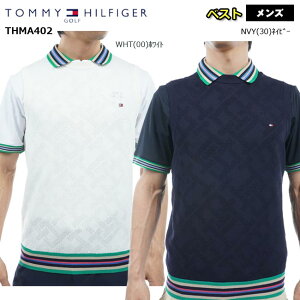 yo[Q!!40%OFF!!zy2024Ntăfz TOMMY HILFIGER GOLF g~[qtBK[St THmO N[lbNxXg u₩ ̉ zCg lCr[iY) THMA402yB-ONE-Yz