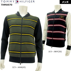 yo[Q!50%OFF!!zyH~fz TOMMY HILFIGER GOLF g~[qtBK[St BORDER@ZIP@UP@KNIT (MENS) {[_[@tWbv@jbg@StEFA@Y@ THMA970 y!!!z 