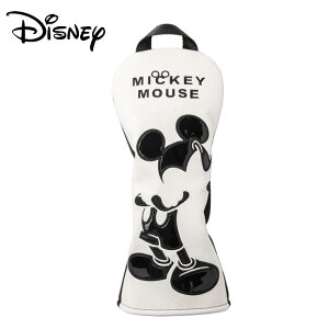 y2025NH~fzDISNEY fBYj[ XYMG5FH1 hCo[pwbhJo[ MONOCHROME MICKEY GOLF H/C DRIVER #1W yB-ONE-Yz