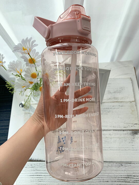 2021新商品 タイムマーカー ウォーターボトル 2リットル 水筒 アウトドア 軽量 韓国