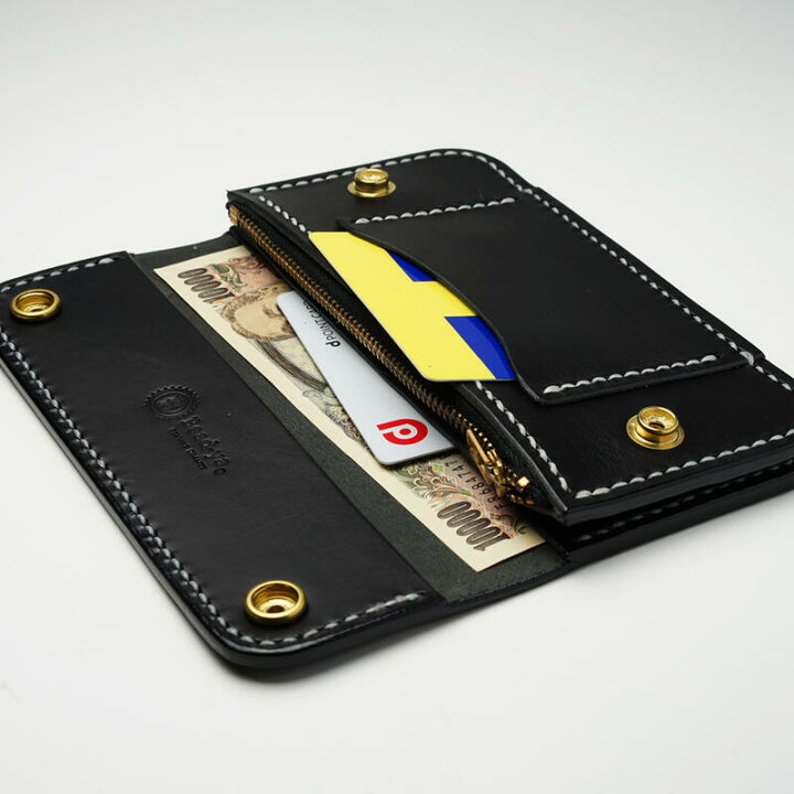 楽天市場】トラッカーズウォレット 黒【長財布/ロングウォレット 