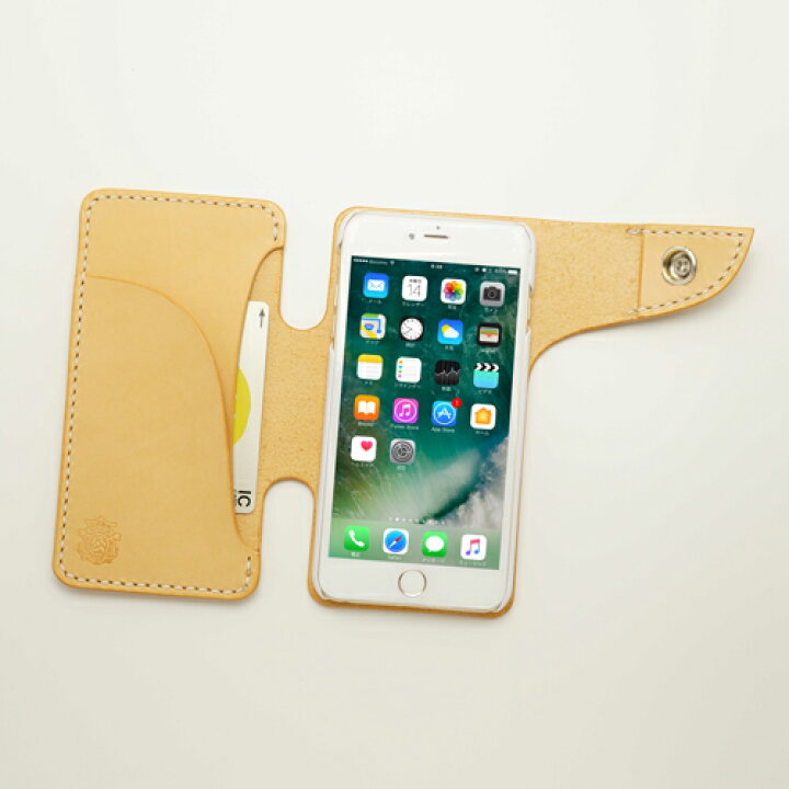 楽天市場】手帳型 iPhone 7 Plus用レザーケース Dタイプ【iPhone 7 