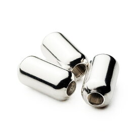 シルバービーズ パイプタイプ 3個売り【Silver925/Silver 925/シルバー925/シルバー 925/メタルビーズ/手芸用品/材料/ハンドメイド/ブレスレット/ネックレス/ストラップ/自作アクセサリー/材料/手芸/メンズ/レディース】