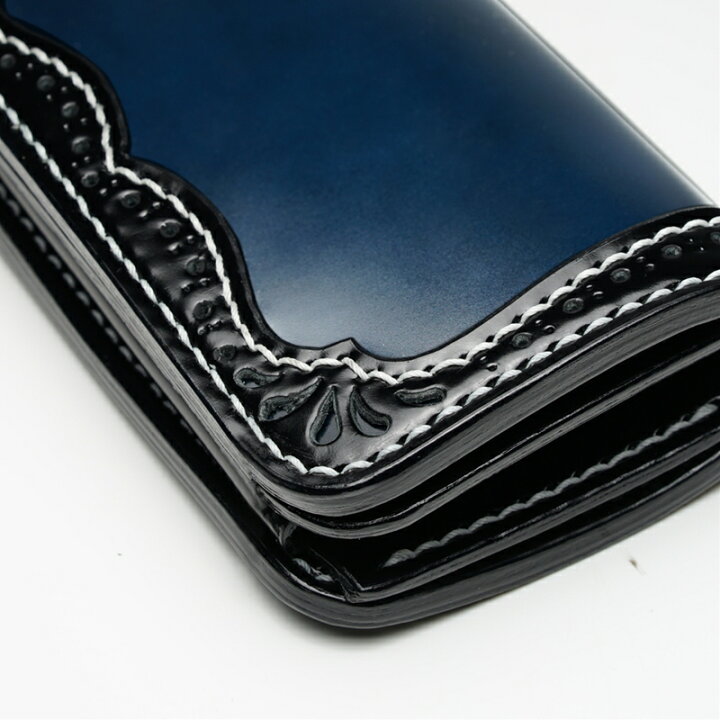 週末限定特価LANK LeatherWorks コードバンミドルウォレット