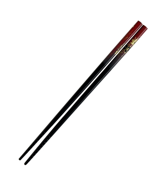 天然素材 竹 正規激安 を使用した お箸 です 箸 ２２．５ｃｍ 華友禅 格安激安 和柄 塗箸 朱