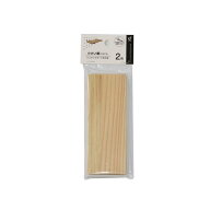パンチングボード用木板 16×6×厚み0.6cm 2枚入 (100円ショップ 100円均一 100均一 100均)
