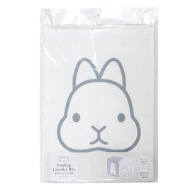 折りたたみランドリーBOX USAGI 25×25×高さ35cm ［色柄指定不可］ (100円ショップ 100円均一 100均一 100均)