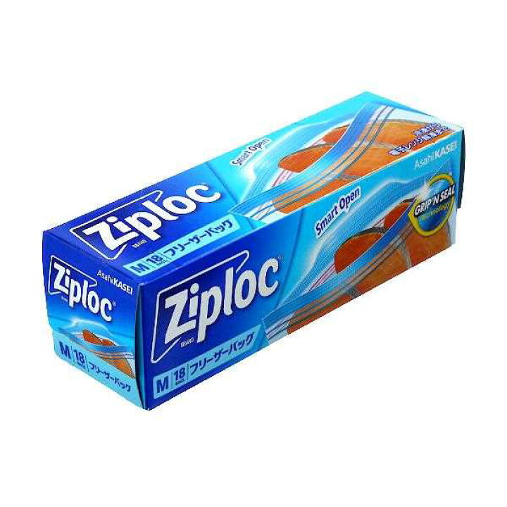 楽天市場】ジップロック フリーザーバッグ Mサイズ 18枚入 : 100円雑貨 