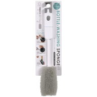 ボトルクリーナースポンジ ミニブラシ付 25cm (100円ショップ 100円均一 100均一 100均)