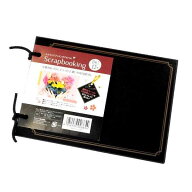 スクラップブッキングアルバム B6サイズ 12枚 (100円ショップ 100円均一 100均一 100均)