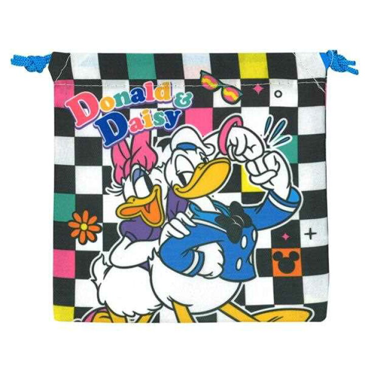 楽天市場】ディズニーオールスターカラフル巾着袋 15.5×15cm ［色柄 