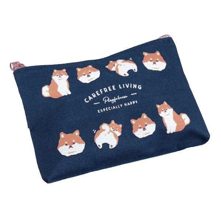 楽天市場】ポケティポーチ ゆるかわアニマル柄 10×14×マチ2cm ［色柄  