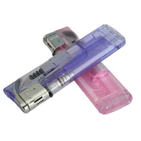 スライド電子ライター スリムタイプ CR対応 2個入 ［色指定不可］ (100円ショップ 100円均一 100均一 100均)