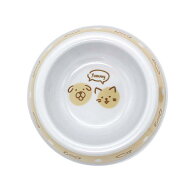 ペットフード皿 YUMMY ［色指定不可］ (100円ショップ 100円均一 100均一 100均)