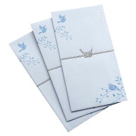 万型封筒 ブルーバード 3枚入 (100円ショップ 100円均一 100均一 100均)