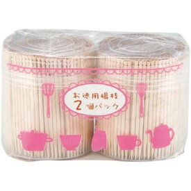 お徳用楊枝 6cm 約440本×2個入 (100円ショップ 100円均一 100均一 100均)