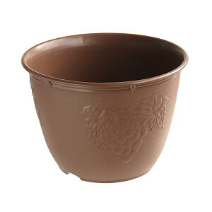 植木鉢 ビオラデコ チョコブラウン 8号(直径24×高さ17cm)