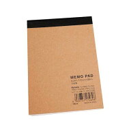セミB7 クラフト表紙メモ 150枚 (100円ショップ 100円均一 100均一 100均)