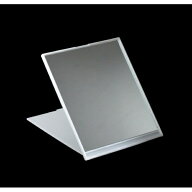 折りたたみミラー LLサイズ（15．3×12．9×厚さ0．5cm） 薄くて軽い ［色指定不可］ (100円ショップ 100…