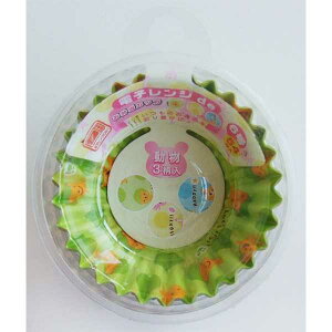 電子レンジdeお弁当カップ 6号 動物 54枚入 (100円ショップ 100円均一 100均一 100均)